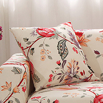 Capa de sofá com almofada estampada Capa de sofá