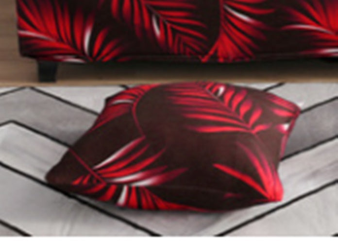 Capa de sofá com almofada estampada Capa de sofá