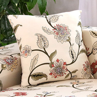 Capa de sofá com almofada estampada Capa de sofá