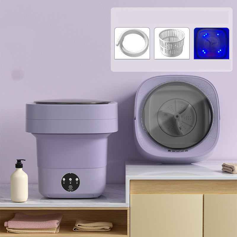 Mini Máquina de Lavar Dobrável Portátil Mini Meias Cuecas Calcinhas Máquina de Lavar Grande Capacidade 3 Modelos Com Centrifugação Seca Gadgets