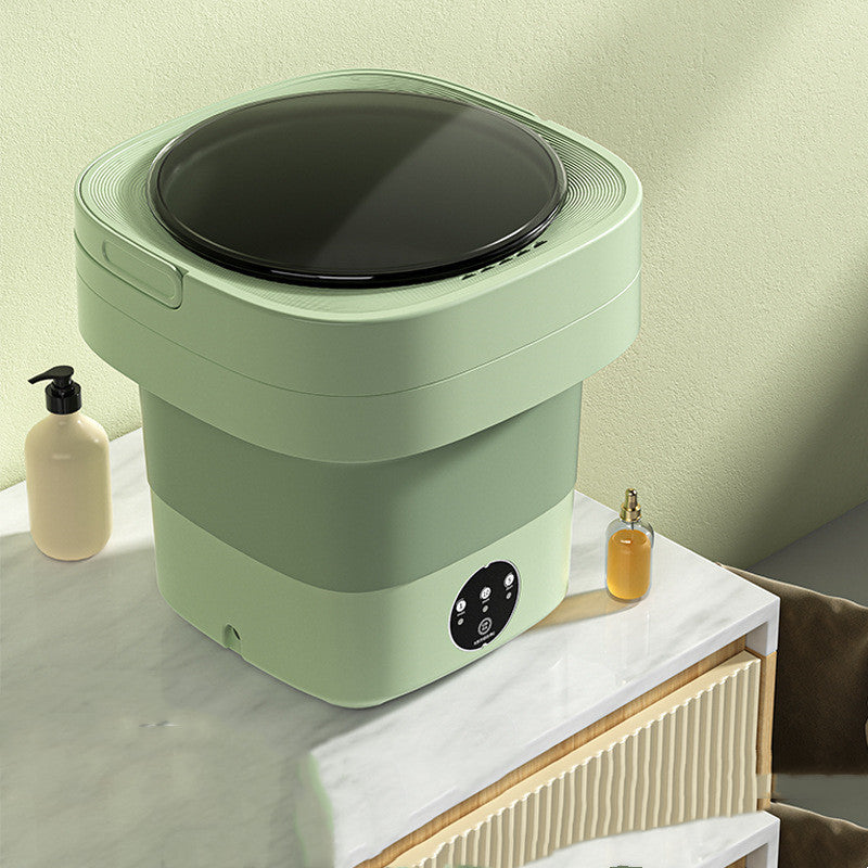 Mini Máquina de Lavar Dobrável Portátil Mini Meias Cuecas Calcinhas Máquina de Lavar Grande Capacidade 3 Modelos Com Centrifugação Seca Gadgets