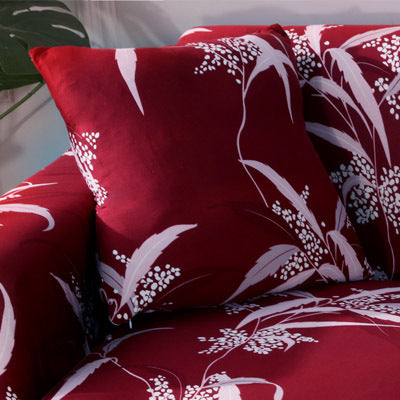 Capa de sofá com almofada estampada Capa de sofá