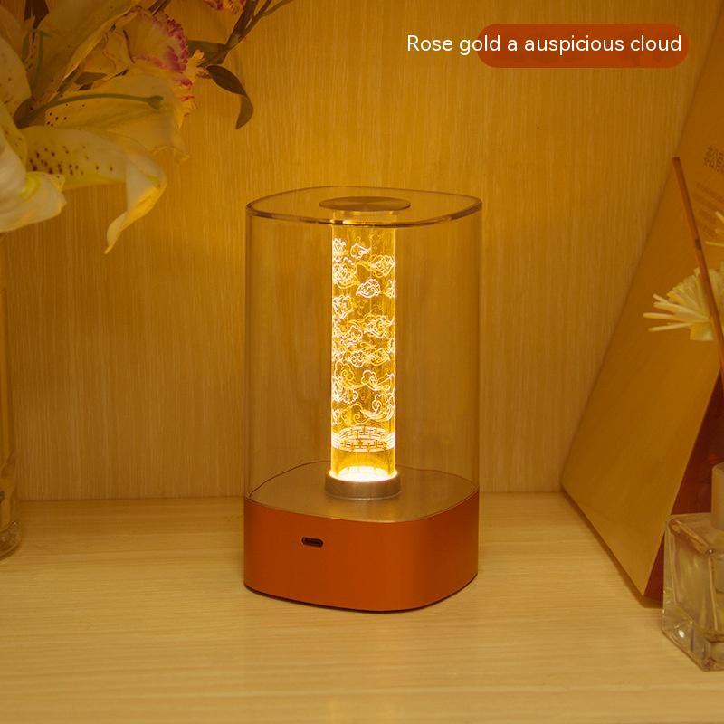 Nova luz ambiente LED sensível ao toque com carregamento USB, proteção para os olhos, abajur de cabeceira, quarto, bar, restaurante, jardim, decoração, luz noturna, decoração para casa