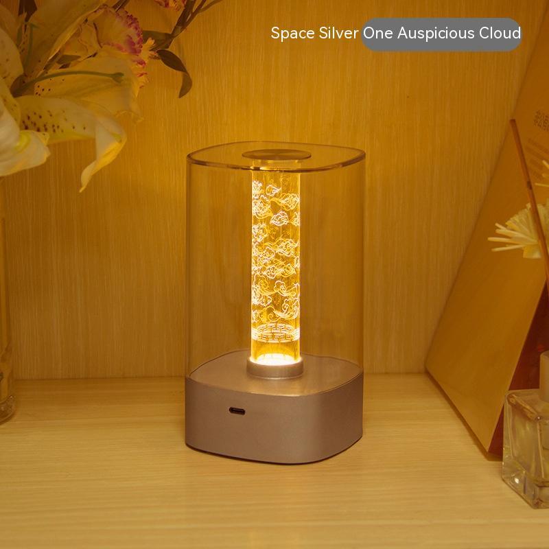 Nova luz ambiente LED sensível ao toque com carregamento USB, proteção para os olhos, abajur de cabeceira, quarto, bar, restaurante, jardim, decoração, luz noturna, decoração para casa
