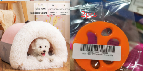 Novo ninho portátil para animais de estimação Splice, ninho portátil para cães, quente para outono e inverno, à prova de umidade, ninho para gatos de pelo longo, ninho para animais de estimação transfronteiriço
