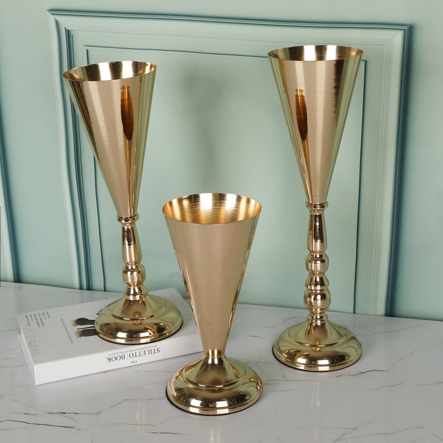 Wedding Props Iron Vases Decorative Ornaments
