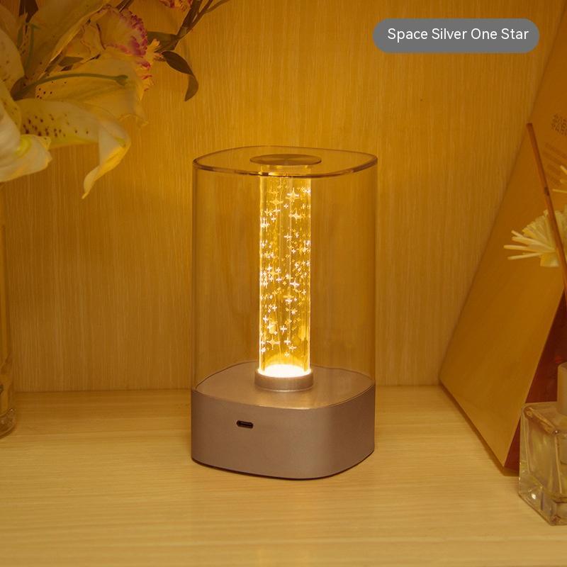 Nova luz ambiente LED sensível ao toque com carregamento USB, proteção para os olhos, abajur de cabeceira, quarto, bar, restaurante, jardim, decoração, luz noturna, decoração para casa