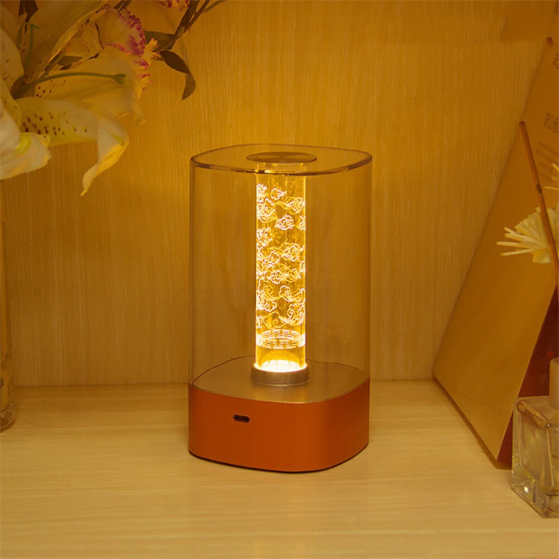 Nova luz ambiente LED sensível ao toque com carregamento USB, proteção para os olhos, abajur de cabeceira, quarto, bar, restaurante, jardim, decoração, luz noturna, decoração para casa