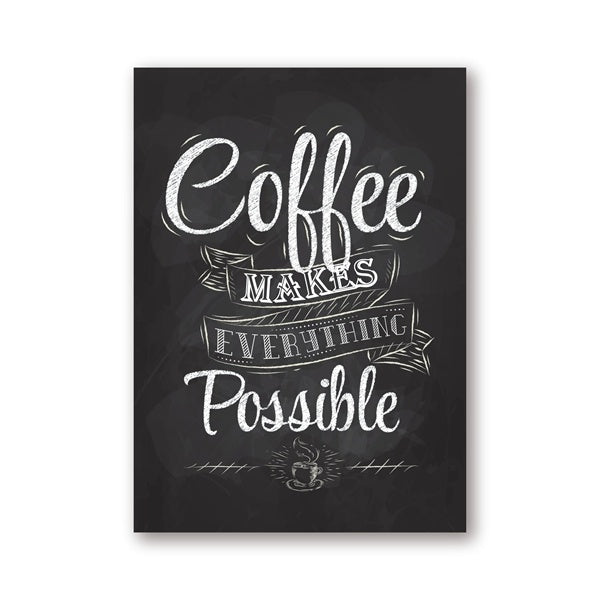 Quadro de parede de café