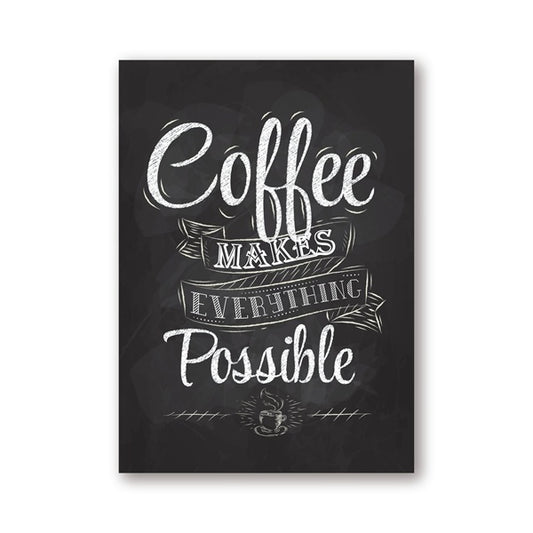 Quadro de parede de café