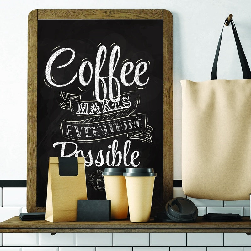 Quadro de parede de café
