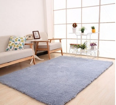 Tapete para sala de estar, carpete sólido, macio e fofo, decoração para casa, carpete branco de pelúcia, carpete para quarto, tapete de cozinha, tapete branco