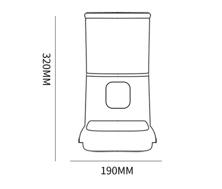 Alimentador automático para animais de estimação, grande capacidade, gravador de voz inteligente, controle por aplicativo, temporizador, alimentação, dispensador de comida para cães e gatos com tigela para animais de estimação WiFi