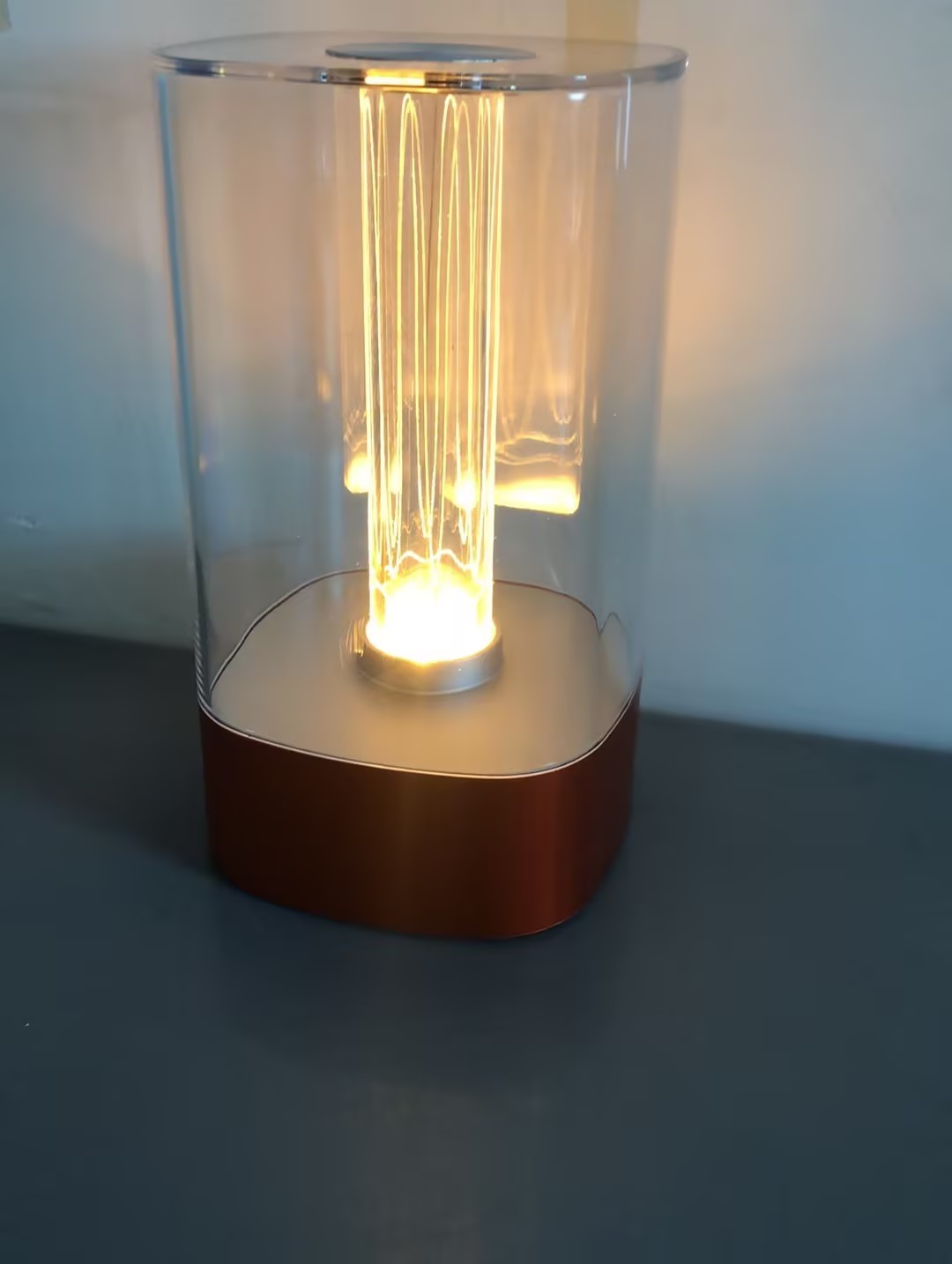 Nova luz ambiente LED sensível ao toque com carregamento USB, proteção para os olhos, abajur de cabeceira, quarto, bar, restaurante, jardim, decoração, luz noturna, decoração para casa