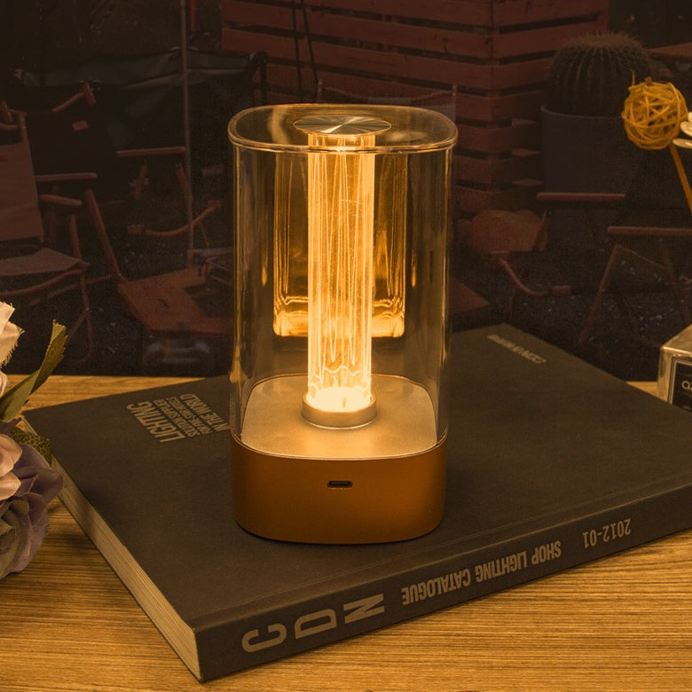 Nova luz ambiente LED sensível ao toque com carregamento USB, proteção para os olhos, abajur de cabeceira, quarto, bar, restaurante, jardim, decoração, luz noturna, decoração para casa
