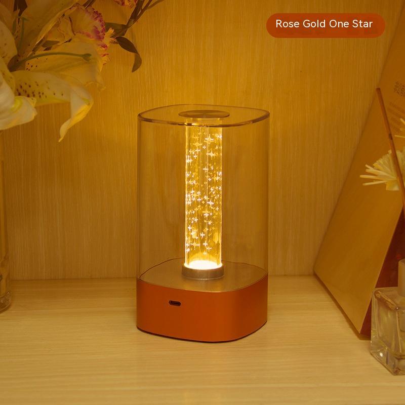 Nova luz ambiente LED sensível ao toque com carregamento USB, proteção para os olhos, abajur de cabeceira, quarto, bar, restaurante, jardim, decoração, luz noturna, decoração para casa