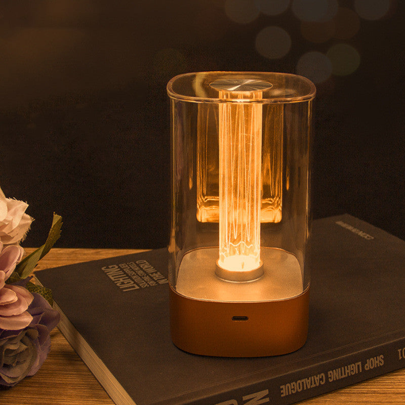Nova luz ambiente LED sensível ao toque com carregamento USB, proteção para os olhos, abajur de cabeceira, quarto, bar, restaurante, jardim, decoração, luz noturna, decoração para casa